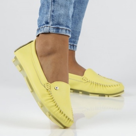Mocassini in pelle Filippo DP2037/22 Yl Li giallo 1