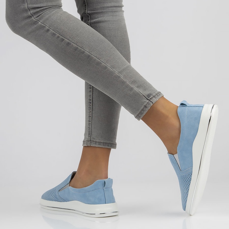 Scarpe in pelle Filippo DP3622/22 Bl blu 1