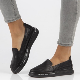 Scarpe in pelle Filippo DP3623/22 Bk nero 2