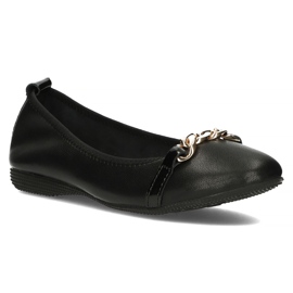 Ballerine in pelle Filippo DP3709/22 Bk nere nero 1