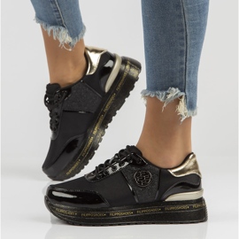 Sneakers in pelle Filippo DP3688/22 Bk nere nero 1