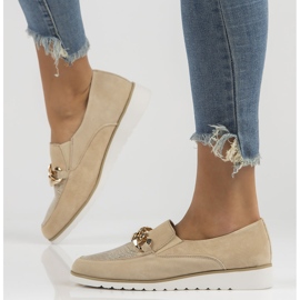 Scarpe in pelle Filippo DP3696/22 Be beige 1
