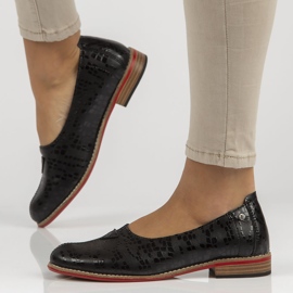 Scarpe in pelle Filippo DP3545/22 Bk nero 1