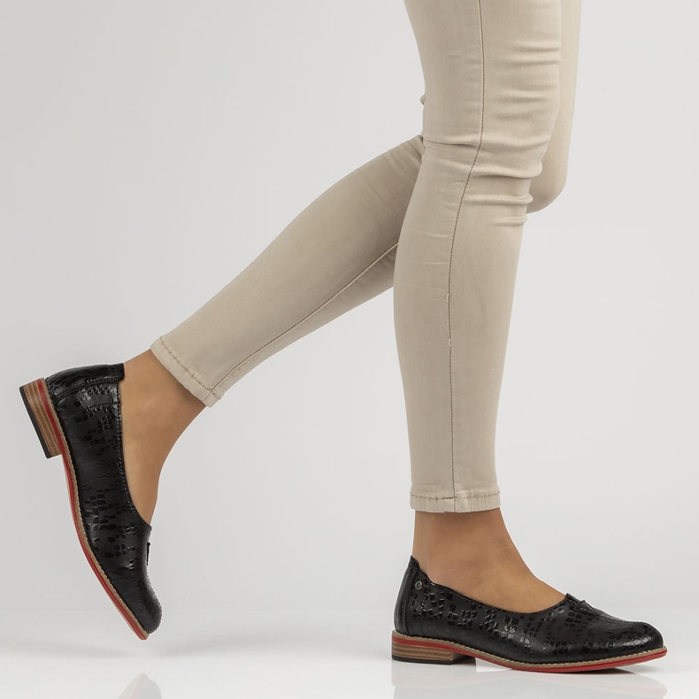 Scarpe in pelle Filippo DP3545/22 Bk nero 2