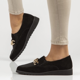 Scarpe in pelle Filippo DP3696/22 Bk nero 1