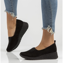 Scarpe in pelle Filippo DP3646/22 Bk nero 1