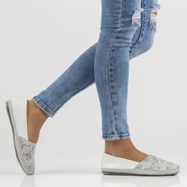 Scarpa in pelle Filippo DP031/22 Wh Bl bianco bianca blu 1