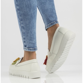 Scarpe in pelle Filippo DP3535 / 22 Wh bianco bianca 1