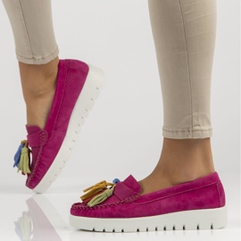Scarpa in pelle Filippo DP3535/22 Fh rosa 1