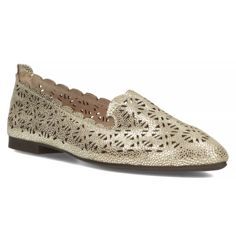 Ballerine in pelle Filippo DP2039/22 Go golden d'oro 1