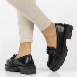 Scarpa in pelle Filippo DP3221/22 Bk Bk nera nero 1