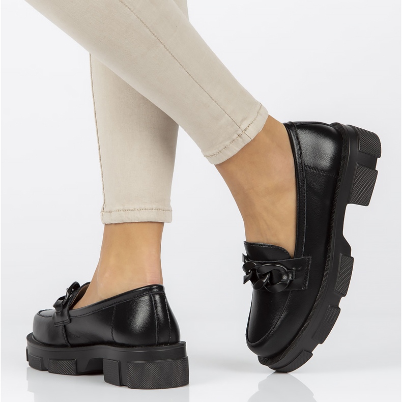Scarpa in pelle Filippo DP3221/22 Bk Bk nera nero 1