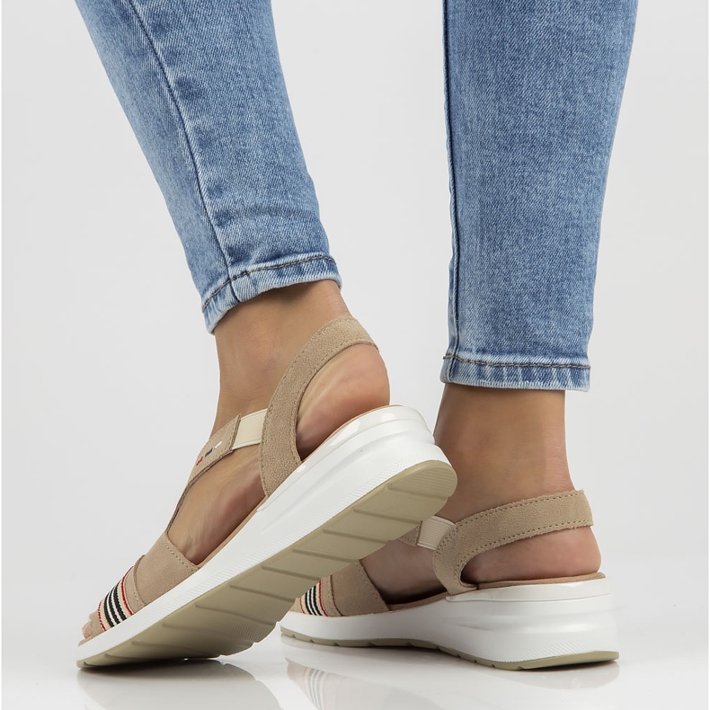 Sandali in pelle Filippo DS3500/22 Be beige 1