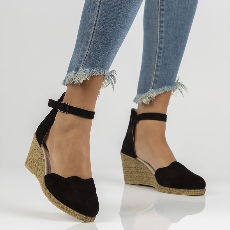 Sandali in pelle Filippo DS1394/22 Bk Nero 2