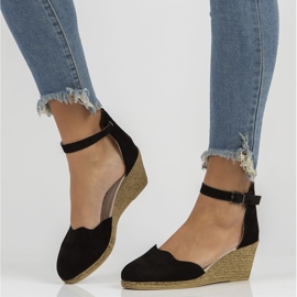 Sandali in pelle Filippo DS1394/22 Bk Nero 1