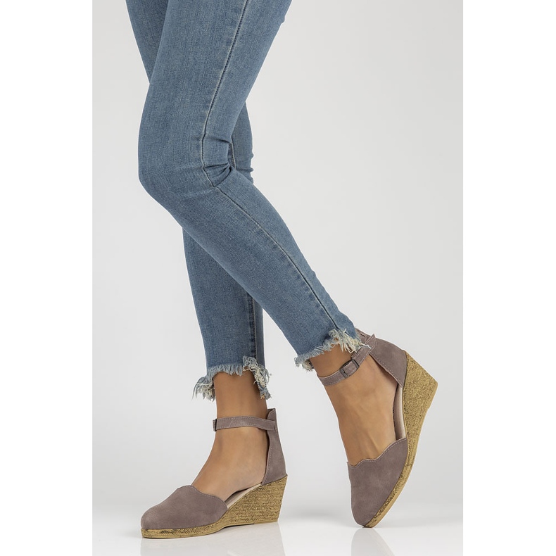 Sandali in pelle Filippo DS1394/22 Sd erica-beige 2