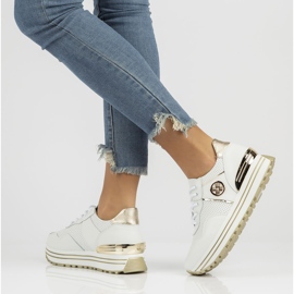 Sneakers in pelle Filippo DP3538 / 22 Wh bianche bianca 1