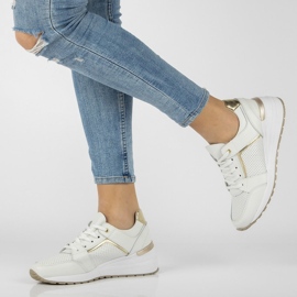 Sneakers in pelle Filippo DP2003 / 22 Wh bianco bianca 1