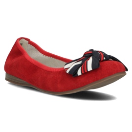 Ballerine in pelle Filippo DP3634 / 22 Rd rosse rosso 1