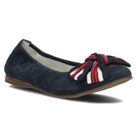 Ballerine in pelle Filippo DP3634/22 Nv blu navy 1