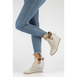 Stivali con zeppa Filippo DBT207 / 22 Be beige 1