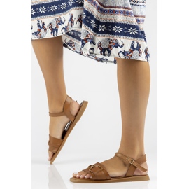 Sandali in pelle Filippo DS3901/22 Br marrone 1