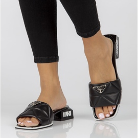Ciabatte in pelle Filippo DK3905/22 Bk nere nero 1