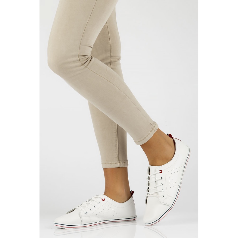 Scarpa in pelle Filippo DP073/22 Wh bianco bianca 2