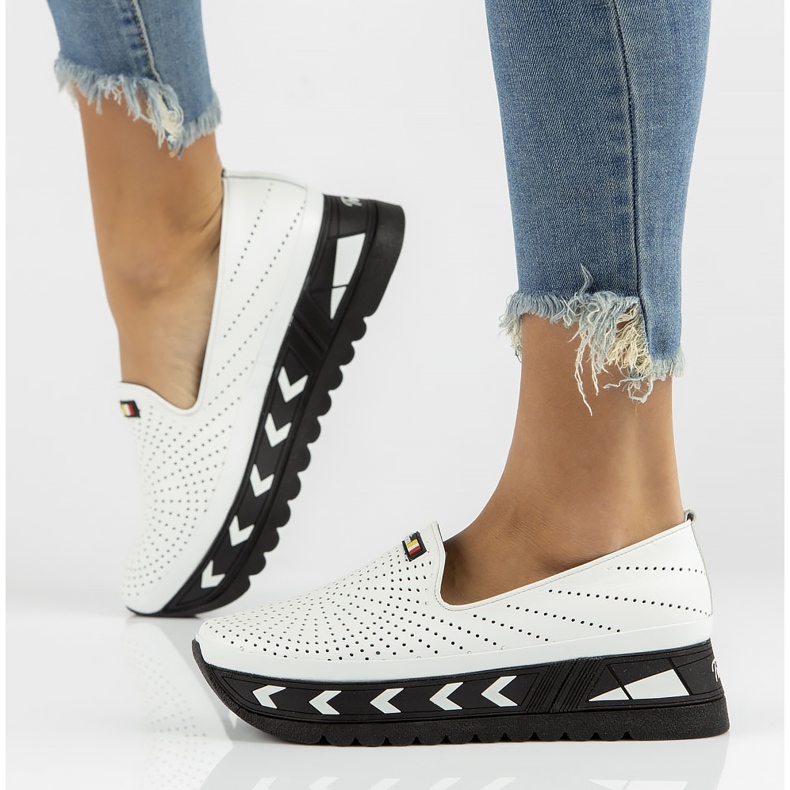 Scarpe in pelle Filippo DP3906 / 22 Wh bianco 1