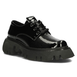 Scarpe in pelle Filippo DP3909/22 Bk nero 1