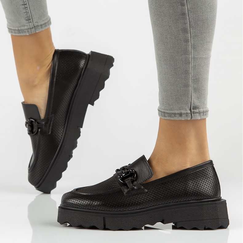 Scarpe in pelle Filippo DP3910/22 Bk nere nero 1