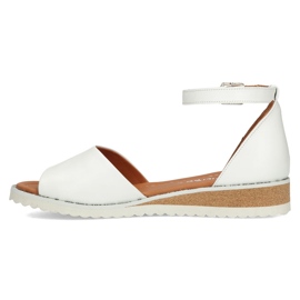 Sandali in pelle Filippo DS3914 / 22 Wh bianco bianca 1