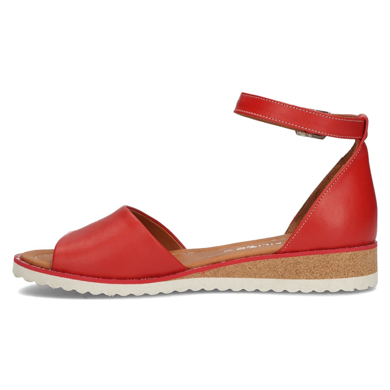 Sandali rossi Filippo DS3914/22 Rd in pelle rosso 1