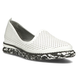 Scarpe in pelle Filippo DP3919 / 22 Wh bianco bianca 1