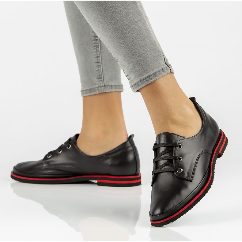 Scarpe in pelle Filippo DP3917 / 2022 Bk nero 1