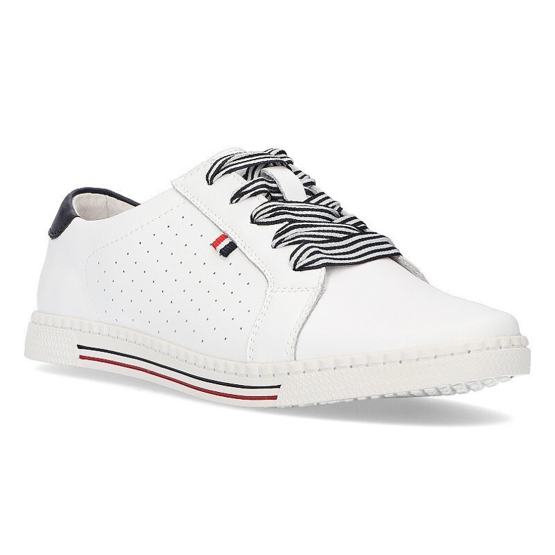 Scarpa in pelle Filippo DP2154/22 Wh bianco bianca 1