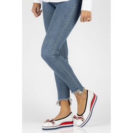 Ballerine in pelle Filippo DP2159 / 22 Wh bianche bianco 2