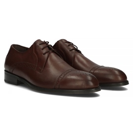 Scarpa in pelle Filippo 508 marrone Coffe 1