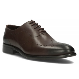 Scarpa in pelle Filippo 3616 marrone Coffe 1