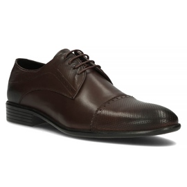 Scarpa in pelle Filippo 3613 marrone Coffe 1