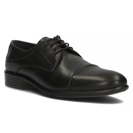 Scarpa in pelle Filippo 3613 nera nero 1