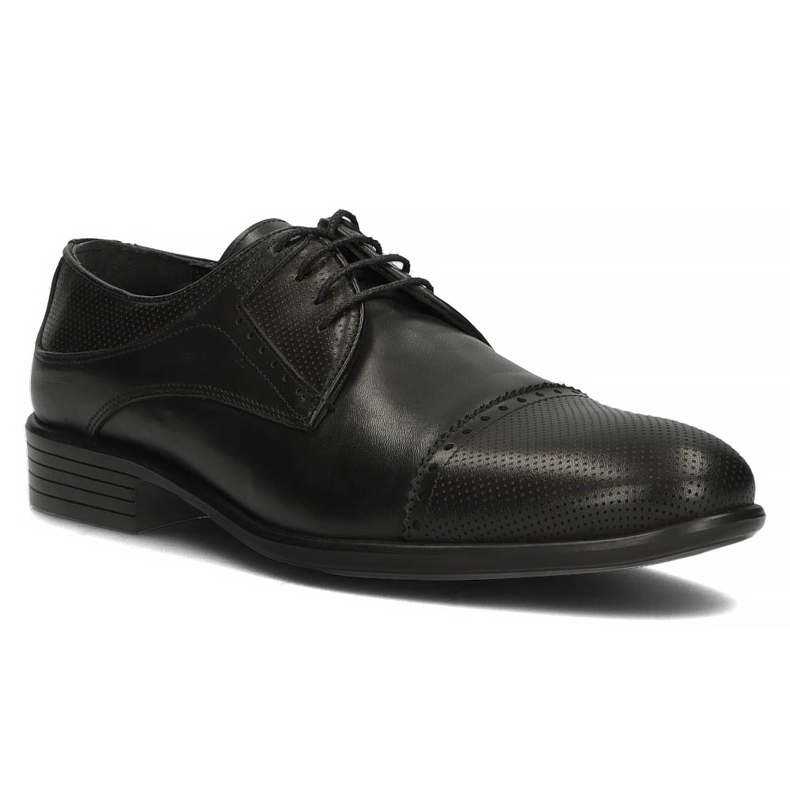 Scarpa in pelle Filippo 3613 nera nero 1
