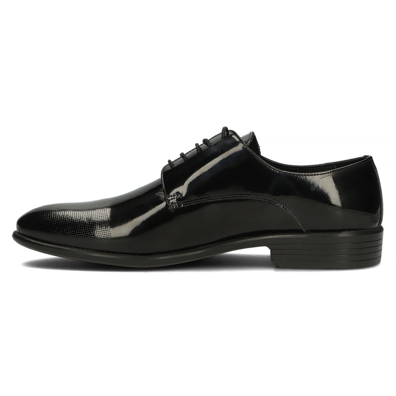Scarpa in pelle Filippo 0118 lacca nera nero 1