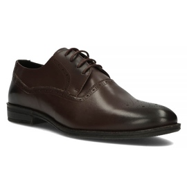 Scarpa in pelle Filippo 3615 marrone Coffe 1