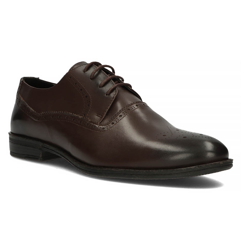 Scarpa in pelle Filippo 3615 marrone Coffe 1