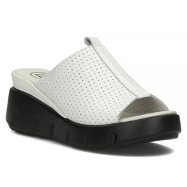 Ciabatte in pelle Filippo DK3594 / 22 Wh bianche bianca 1
