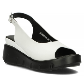 Sandali in pelle Filippo DS3595 / 22 Wh bianco 1