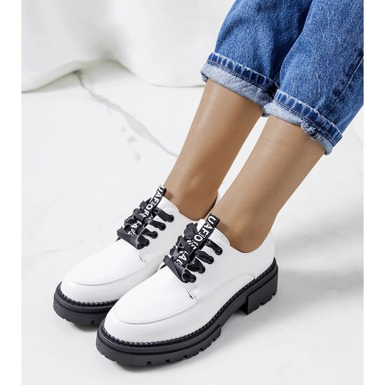 Scarpe da donna Merivale bianche bianca 2