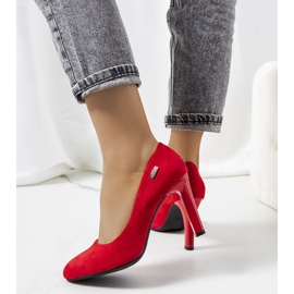 Décolleté rosse su tacco a spillo Blair rosso 2