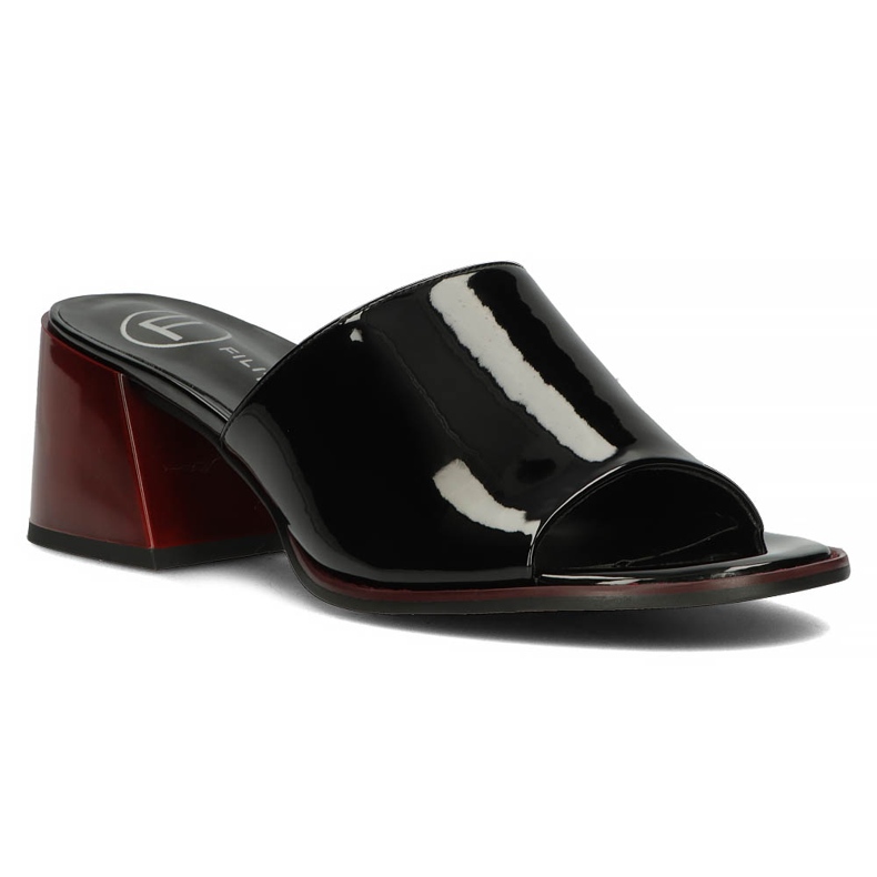 Ciabatte Filippo DK3722/22 Bk in pelle nere nero 1